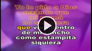 Karaoke A la sombra de mi madre Leo Dan