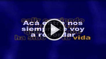 Karaoke Acá entre nos Vicente Fernandez