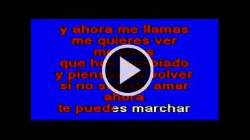 Karaoke Ahora te puedes marchar Luis Miguel