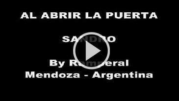 Karaoke Al abrir la puerta Sandro