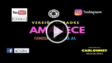 Karaoke Amanece Anuel Aa