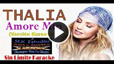 Karaoke Amore mío Thalia