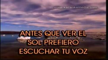 Karaoke Antes que ver el Sol Coti