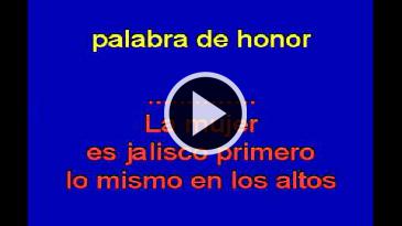 Karaoke Ay Jalisco no te rajes Jorge Negrete