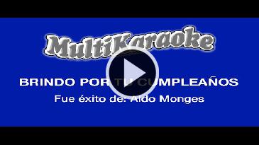Karaoke Brindo por tu cumpleaños Aldo Monges