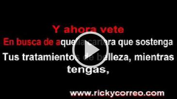 Karaoke Cheque al portamor Melendi