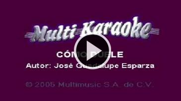 Karaoke Como duele Grupo Liberacion