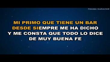 Karaoke Como un burro amarrado en la puerta del baile El Ultimo De La Fila