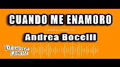 Karaoke Cuando Me Enamoro - Andrea Bocelli