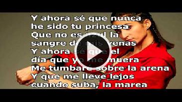 Karaoke Cuando suba la marea Amaral