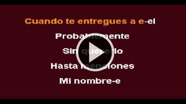 Karaoke Cuando te entregues a él Banda Los Recoditos