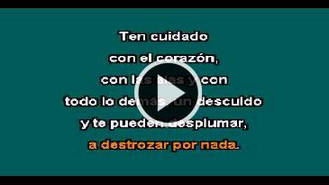 Karaoke Cuidado con el corazón Alejandra Guzman