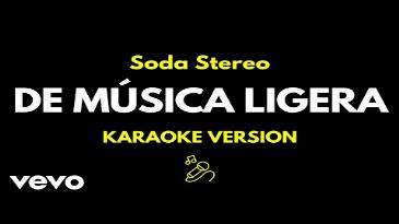 Karaoke De música ligera Soda Stereo
