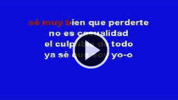 Karaoke El culpable Espinoza Paz
