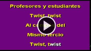 Karaoke El twist de mi colegio  Parchis
