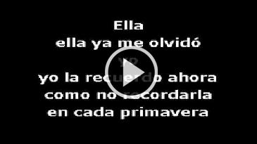 Karaoke Ella ya me olvido Leonardo Favio