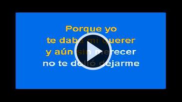 Karaoke Es demasiado tarde Ana Gabriel