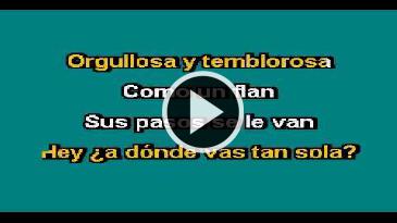 Karaoke Esa chica es mía Sergio Dalma