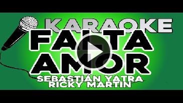Karaoke Falta amor Ricky Martin
