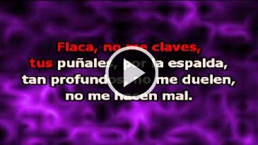 Karaoke Flaca Andres Calamaro