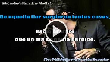 Karaoke Flor pálida Marc Anthony