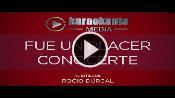 Karaoke Fue un placer conocerte - Rocio Durcal