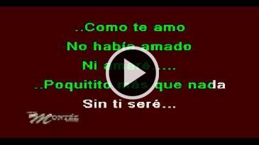 Karaoke Hoy empieza mi tristeza Montez De Durango