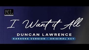 Karaoke I want it all Duncan Laurence