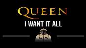 Karaoke I want it all - Queen