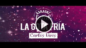 Karaoke La gota fría Carlos Vives