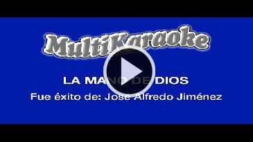 Karaoke La mano de Dios Jose Alfredo Jimenez