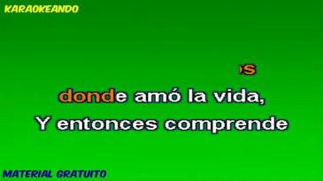 Karaoke Las simples cosas Chavela Vargas