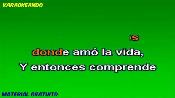 Karaoke Las simples cosas - Chavela Vargas