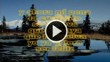 Karaoke Llorando penas Alejandro Fernandez