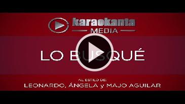 Karaoke Lo busqué Angela Aguilar
