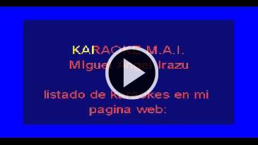 Karaoke Me han prohibido quererte Jorge Falcon