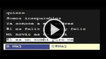 Karaoke Mi novio es un zombi Alaska Y Dinarama