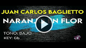Karaoke Naranjo en flor Carlos Gardel