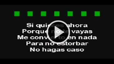Karaoke Niña amada mía Alejandro Fernandez