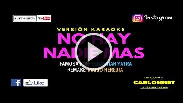 Karaoke No hay nadie más Sebastian Yatra
