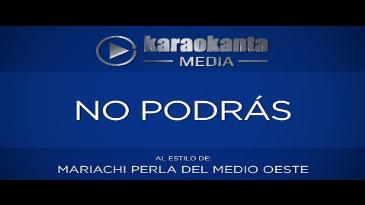 Karaoke No podrás Cristian Castro