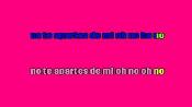 Karaoke No te apartes de mi - Vicentico