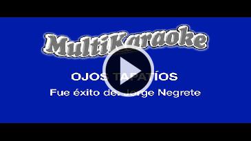 Karaoke Ojos tapatíos Jorge Negrete