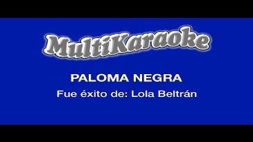 Karaoke Paloma Negra Chavela Vargas
