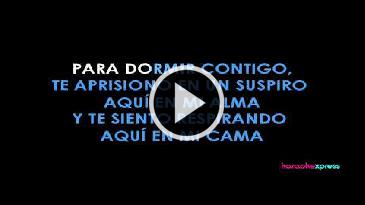 Karaoke Para dormir contigo Aranza