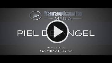 Karaoke Piel de ángel Camilo Sesto