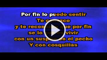 Karaoke Por fin Pablo Alboran