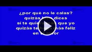 Karaoke ¿Por qué no le calas? Jenni Rivera