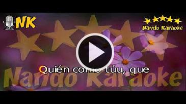 Karaoke Quién como tú Ana Gabriel