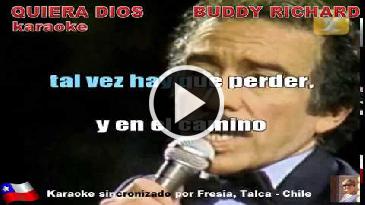 Karaoke Quiera Dios Buddy Richard